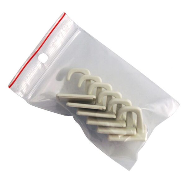 Set de 6 crochets adhésifs pour moustiquaire